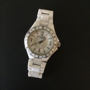 Anne Klein New York White Silver Watch